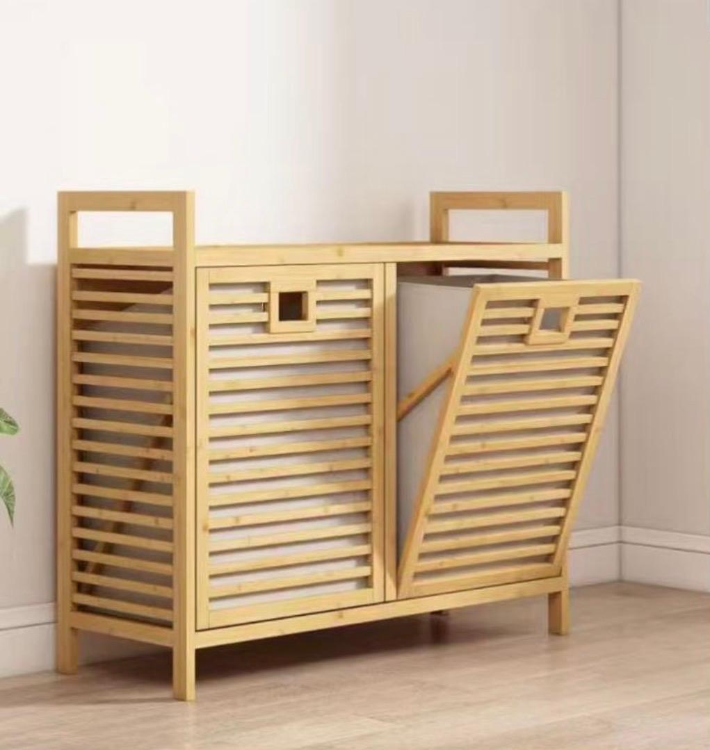 מעמד כביסה מעוצב מעץ במבוק דגם "פאי"