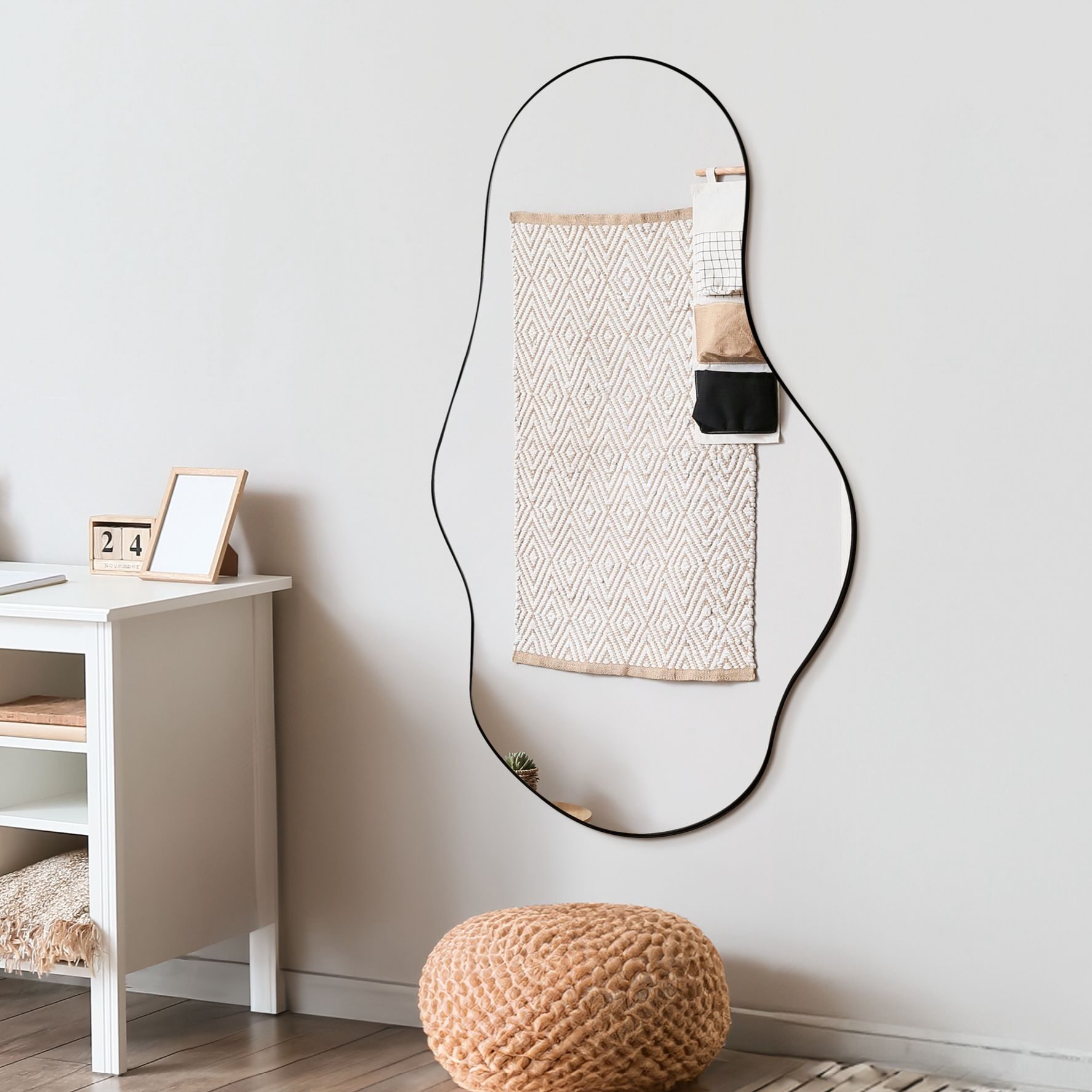 מראת אסימטרית דגם "אגם" 135 ס"מ